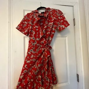 Topshop wrap around dress